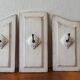 Cintre triptyque shabby chic.