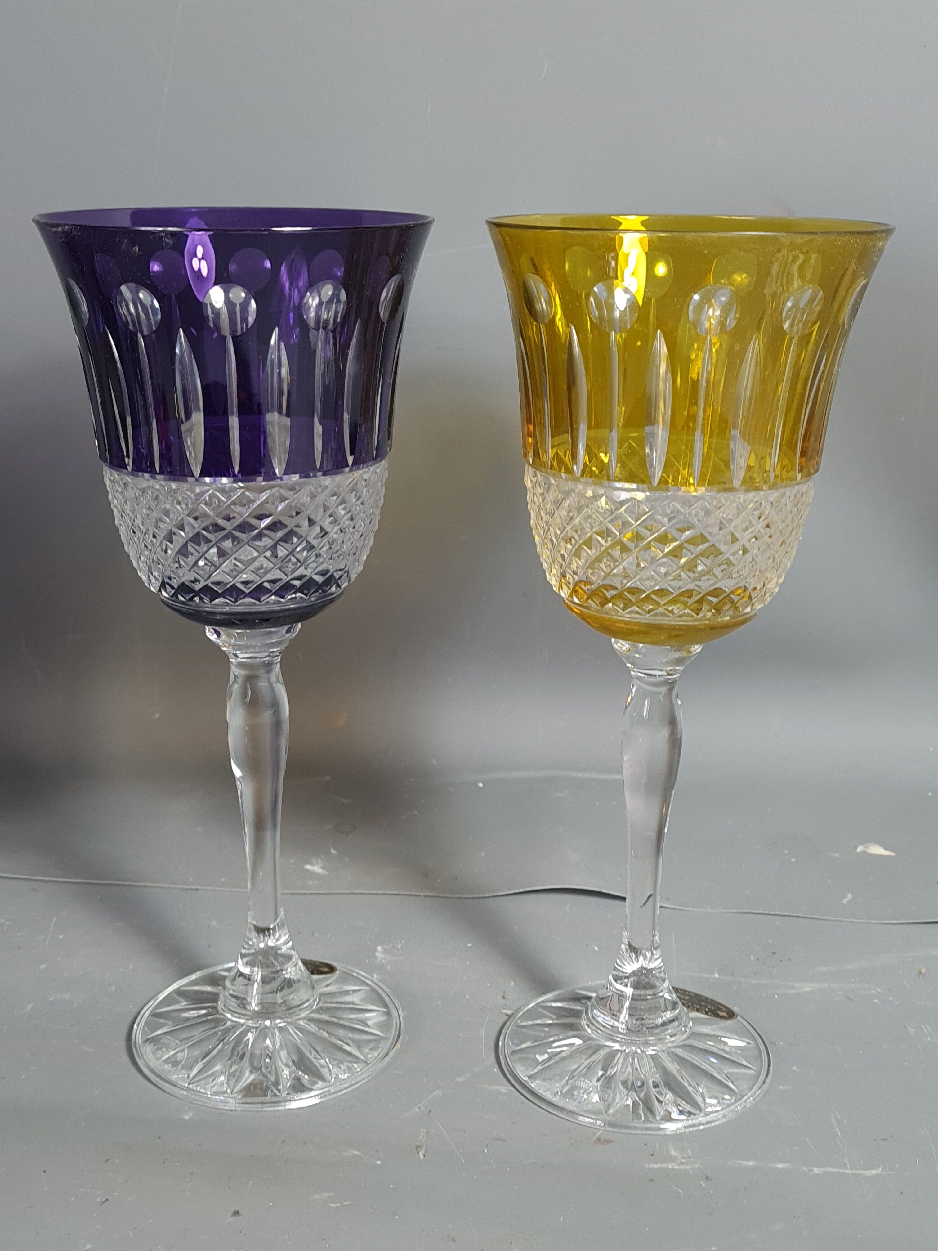 6 verres à vin du Rhin Cristallerie de Lorraine modèle Tomy + boite d'origine SB