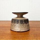 Danish Scandinavian pottery vase from the mid-century Lovemose Denmark, 1960s.