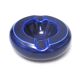 Modernist blue ceramic ashtray from the 1960s.