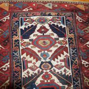 Handmade antique collectible Northwest Persian runner 4' x 14.3' (122cm x 436cm) 1840s - 1B658