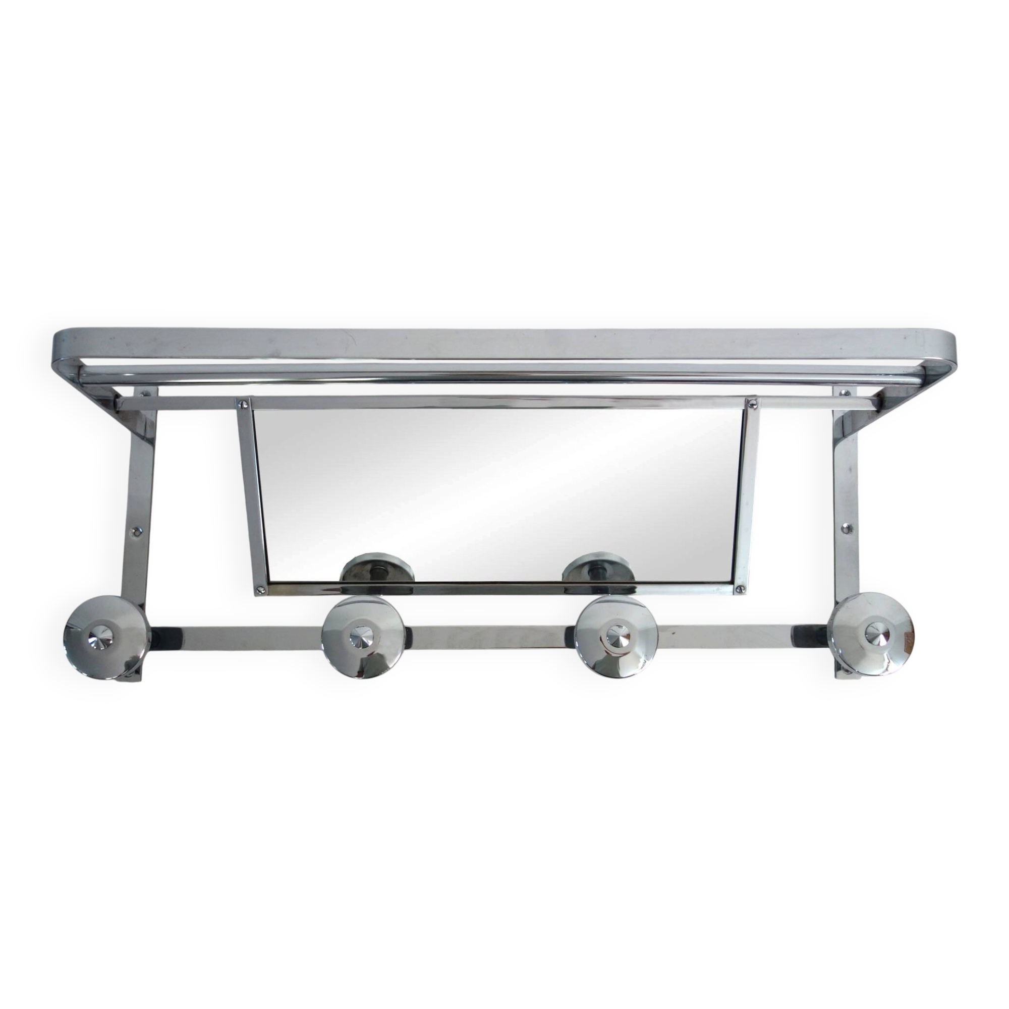 Coat rack hat rack mirror Art Deco