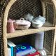 Armoire rotin vintage
