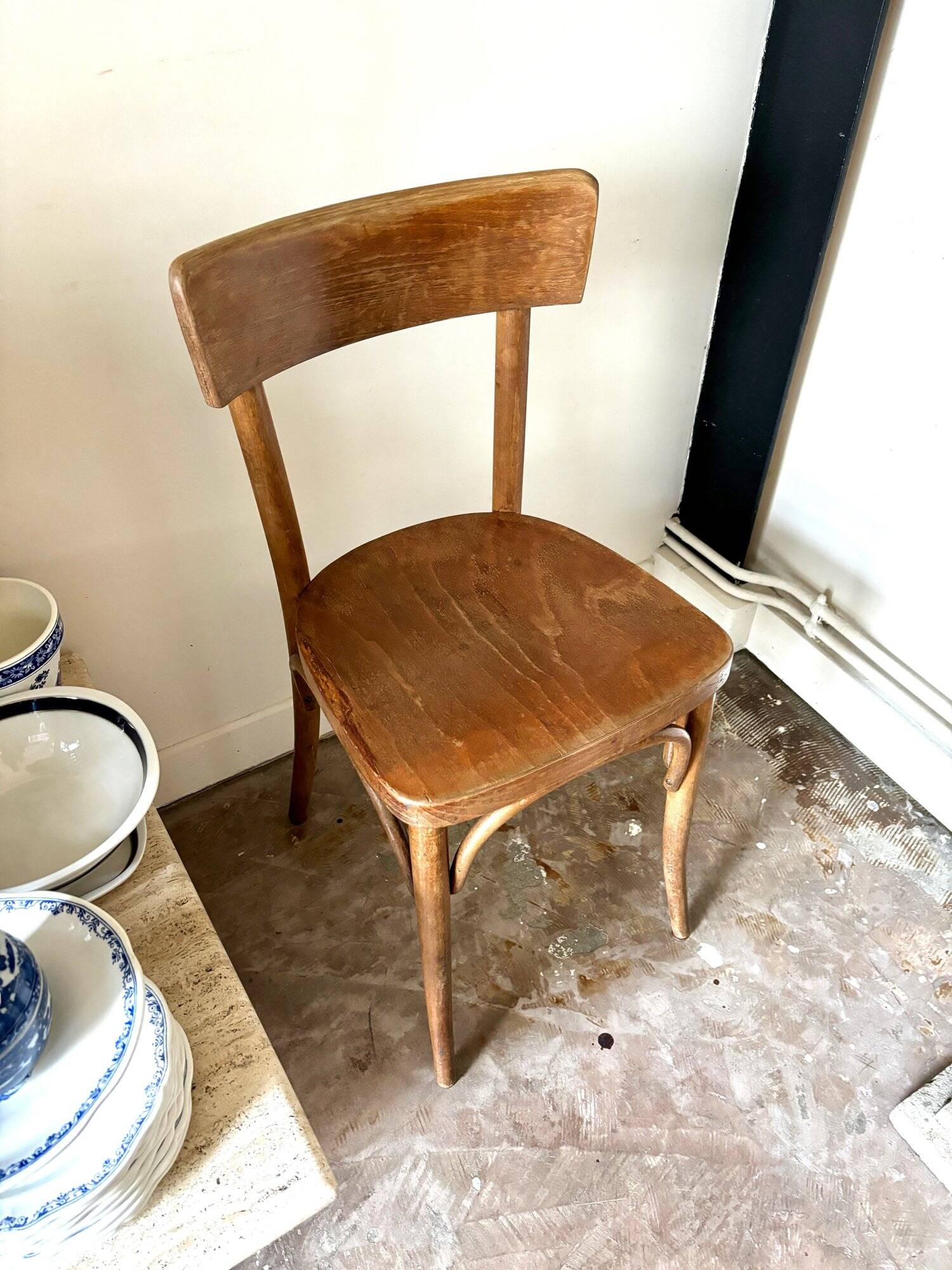 Thonet bistro chair in light beech