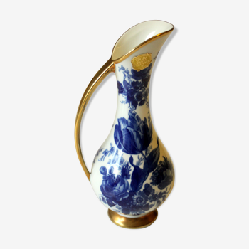 Vase porcelaine Bavière Daphné vrai manteau d'or