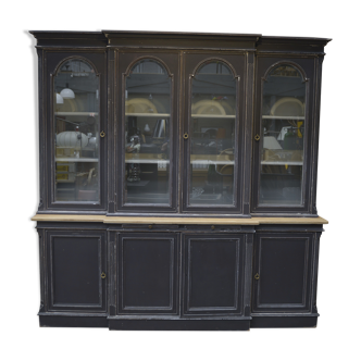 Vitrine patiné noir
