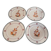 4 St Amand dessert plates