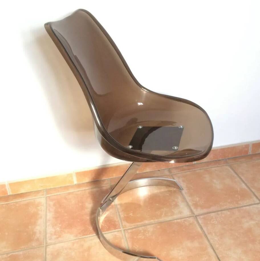 Euro Steel Furniture table and 4 chairs set 1970