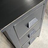 Black bedside table