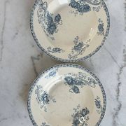 Lot de 2 assiettes creuses ROYAT Sarreguemines