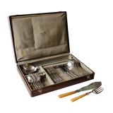 Silver cutlery box early 20th century