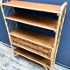 Rattan bookcase shelf