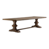 V-lab table in solid wood