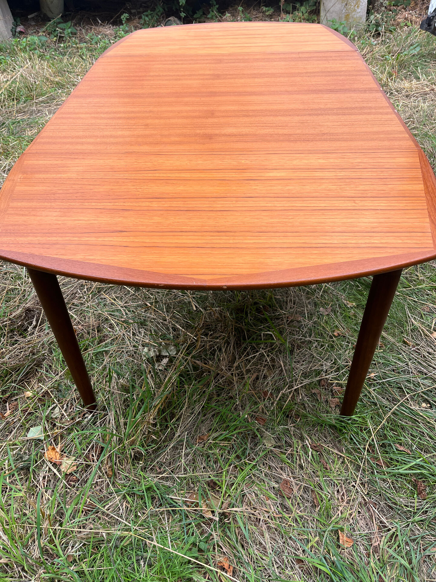 Table à rallonges bois vintage Années 60