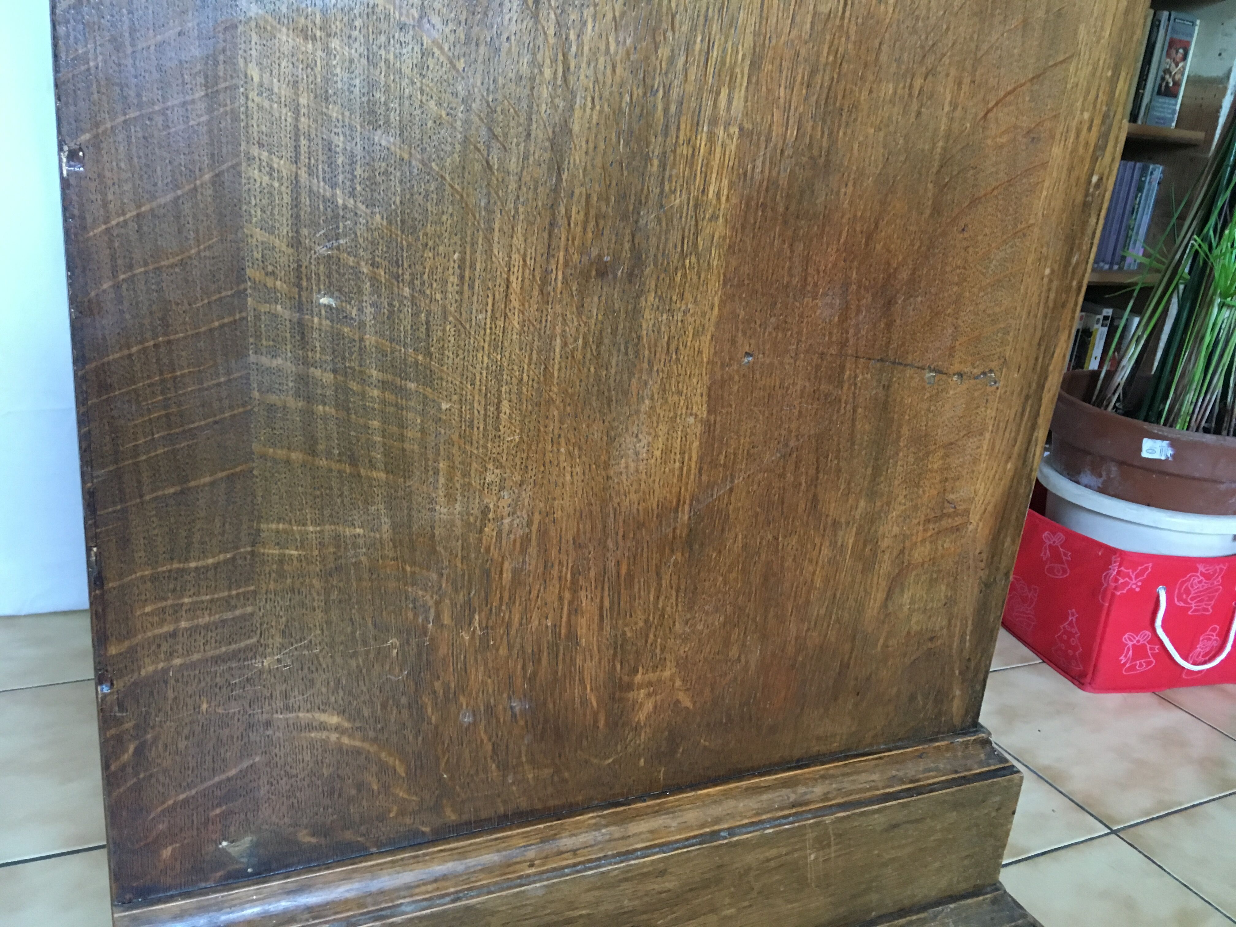 Cabinet notary scriban and lockers of oak desk