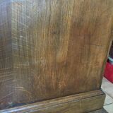 Cabinet notary scriban and lockers of oak desk