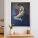 Nude woman painting