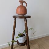 Vintage Turned Wooden Tripod