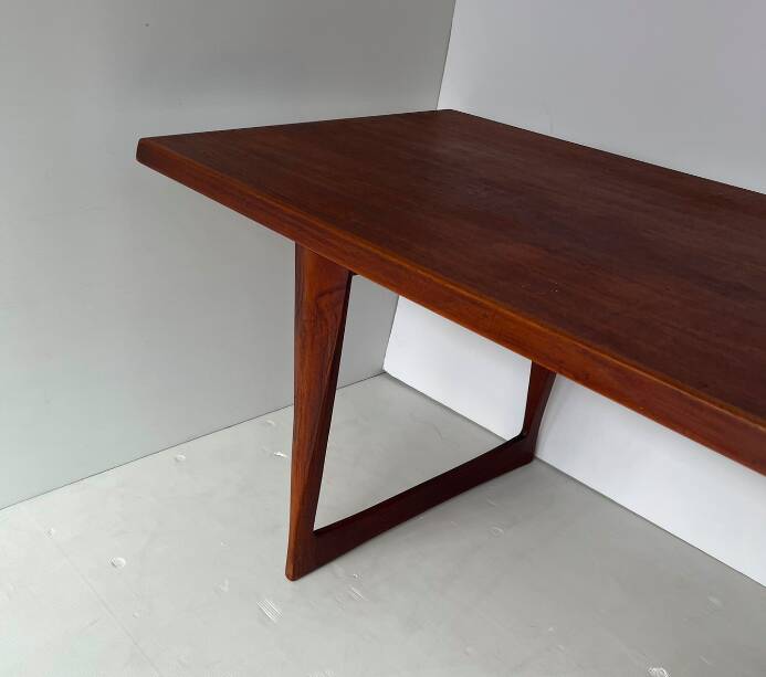 Large teak coffee table