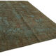 Handmade oriental decorative 1980s 243 cm x 342 cm blue wool carpet