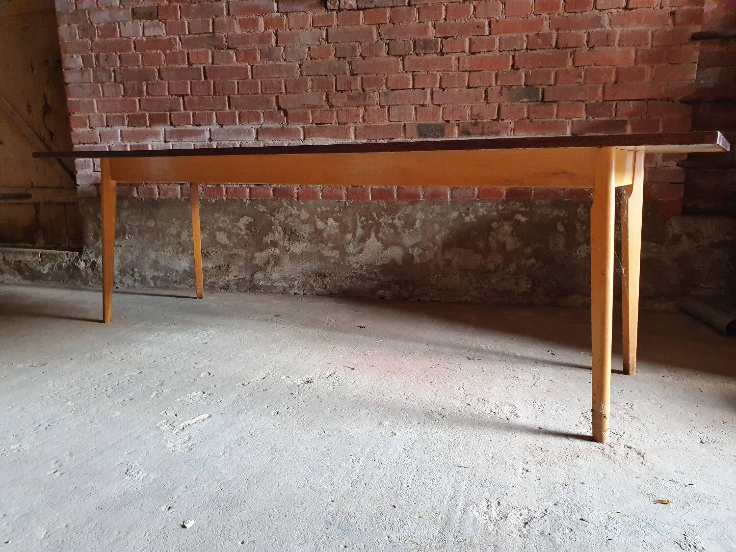 Large vintage bistro table 1970