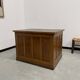 Oak and veneer counter or desk