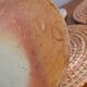 Pitcher in sandstone stamped glazed terracotta, bonny sandstone, handmade