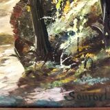 Tableau signé Sourbet