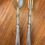 Art deco salad cutlery in silver filled 1930