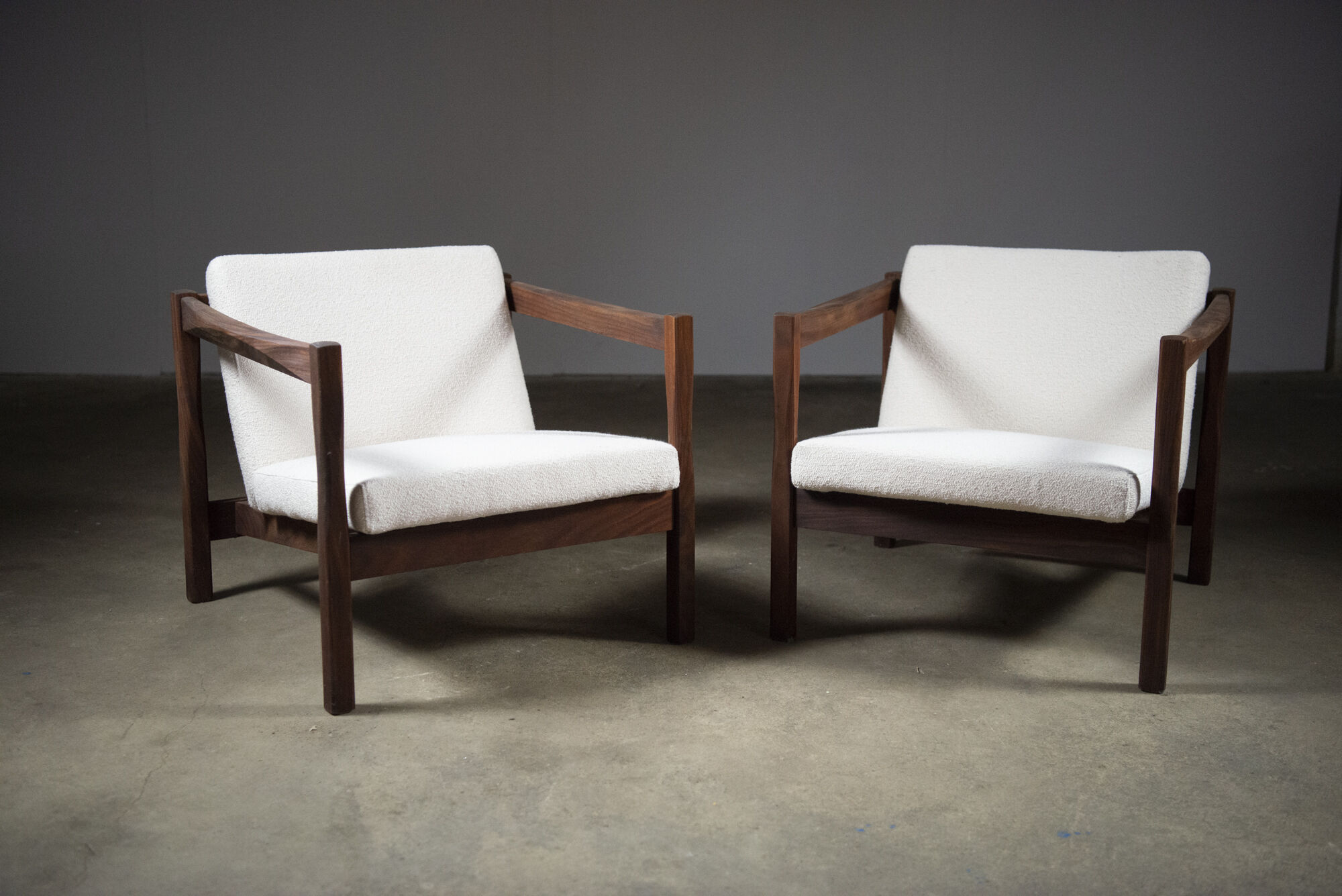 Pair of Scandinavian armchairs