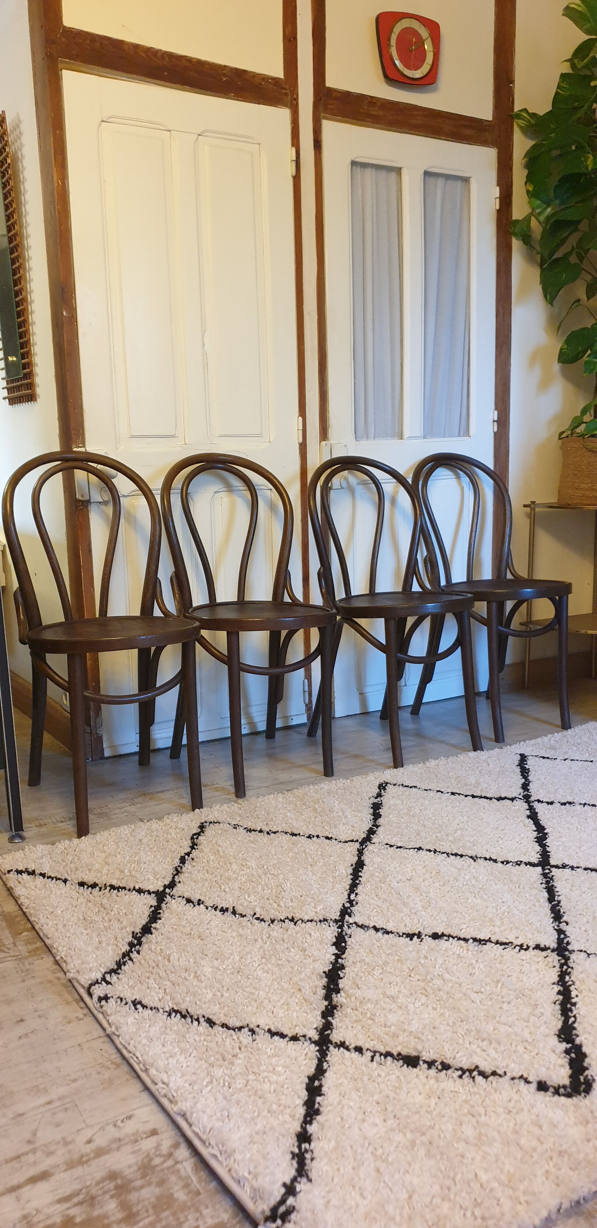 Four bistro chairs