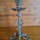 Bronze candlestick in Neo-Gothic Napoleon III style