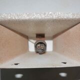 Pair of vintage perspex wall lamps