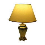 Twisted brass lamp from the 1970s