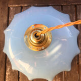 Suspension en opaline bleue
