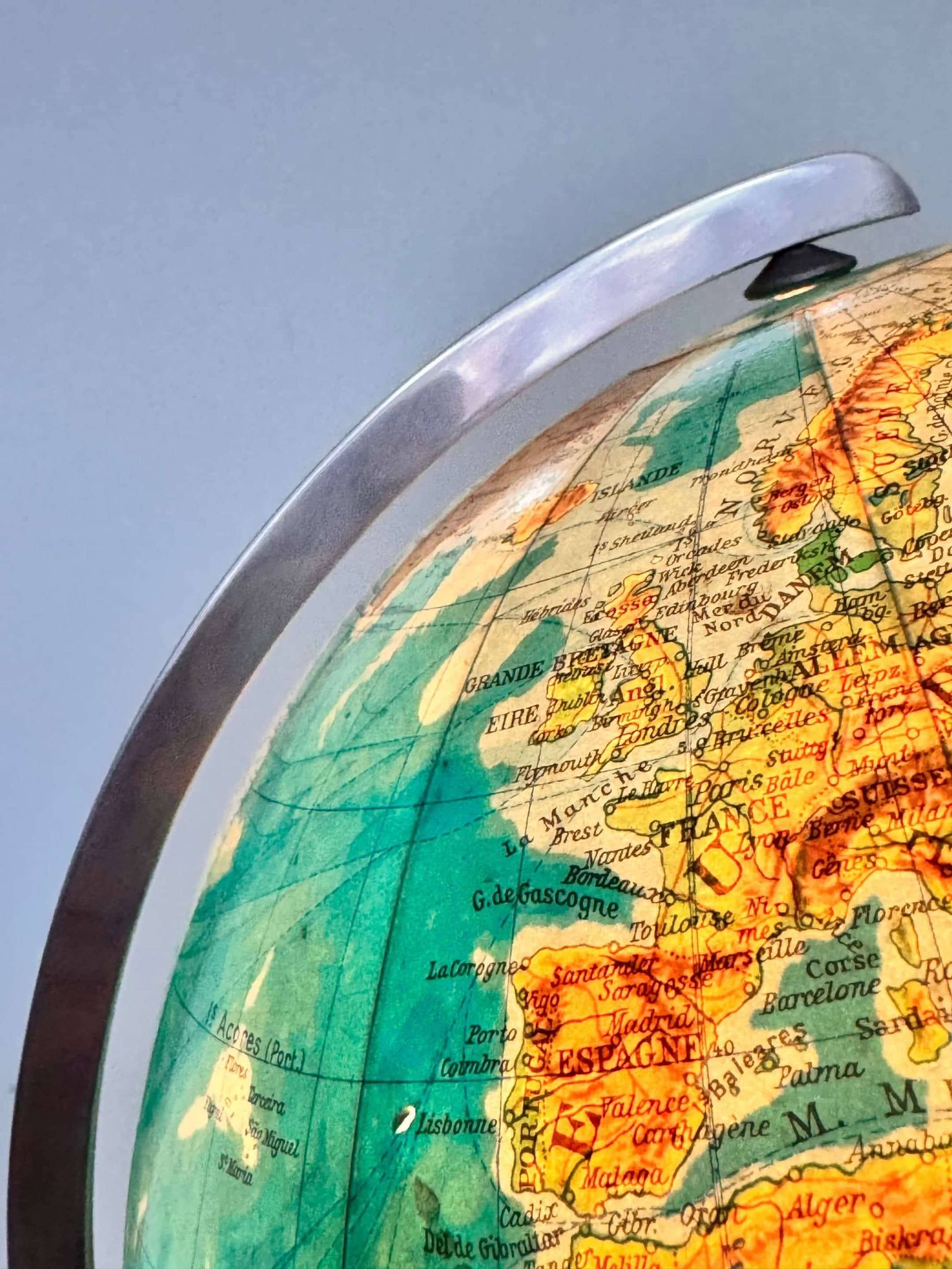 “Columbus” terrestrial globe duo, circa 1960