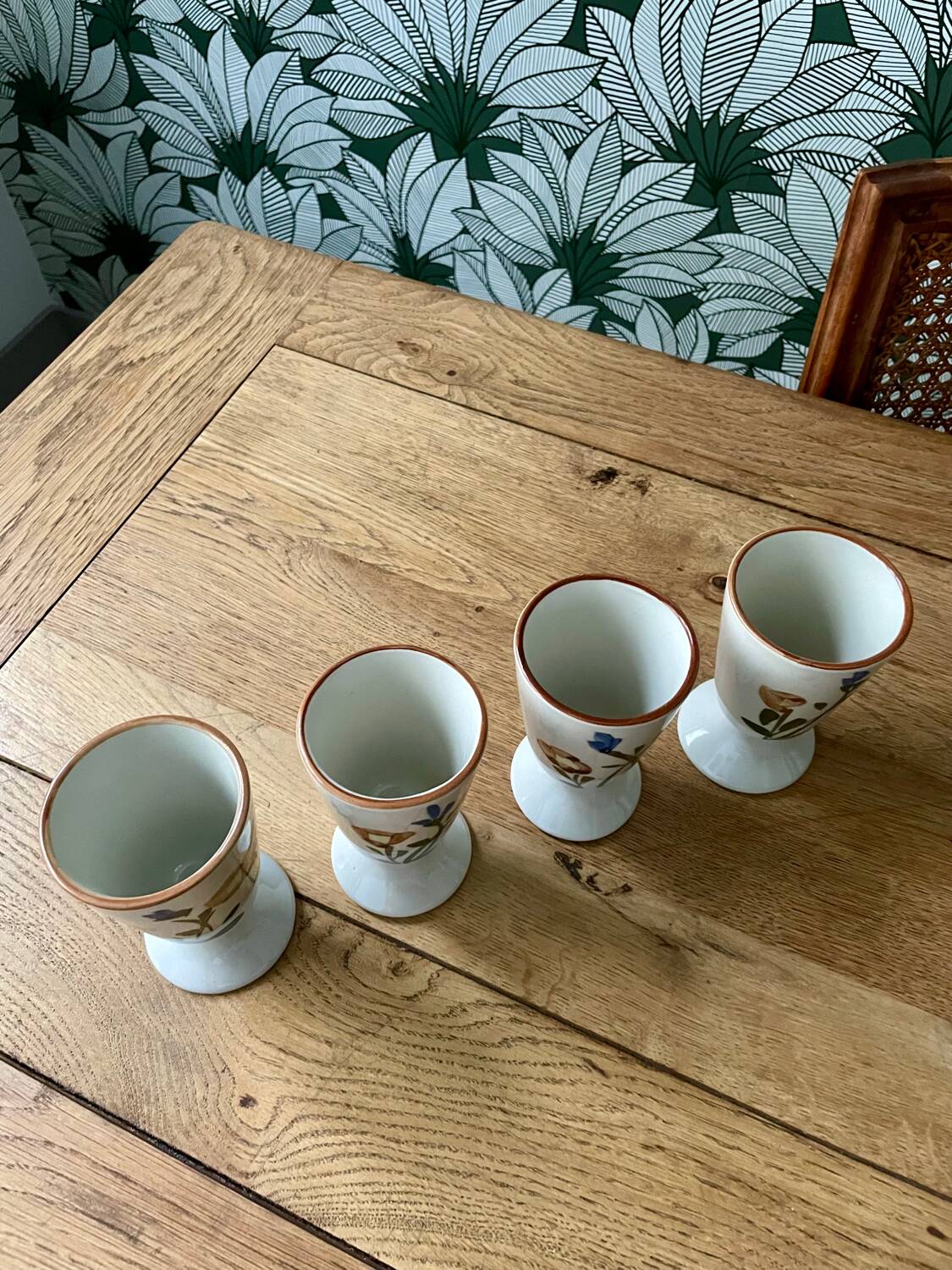 Vintage Ceramic Mazagrans - French Coffee Cups