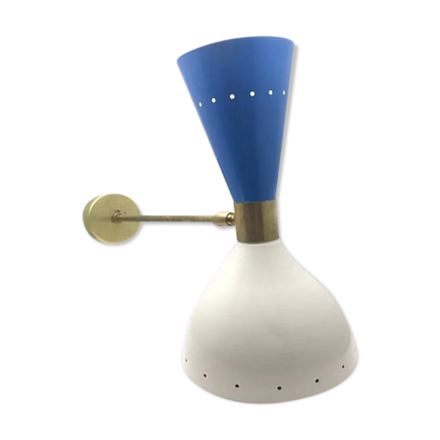 Applique moonlight blanc & bleue