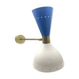 Applique moonlight blanc & bleue