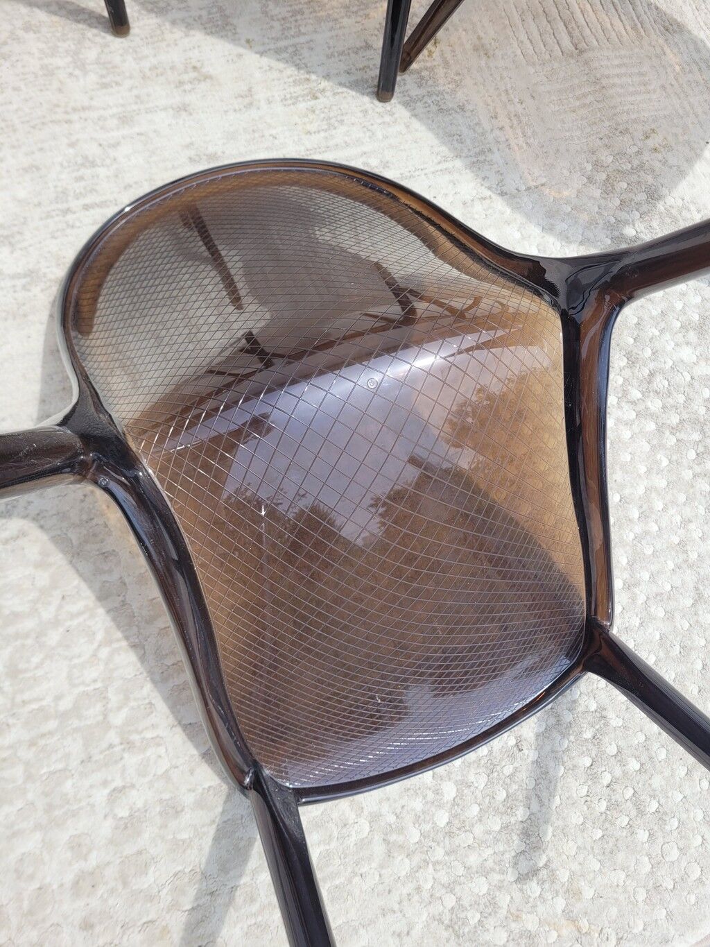 Set of 4 Thalya chairs by Kartell designed by Patrick Jouin