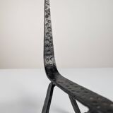 Pair of Wrought Iron Candleholders, 1950s