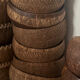 Set of 16 coconut bowls