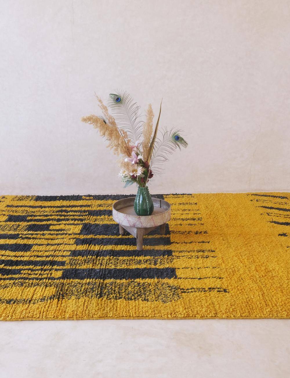 Tapis Jaune Boujad - 297 x 200 cm