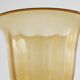 Cracked glass vase in gold by Andries Dirk Copier for Glasfabriek Leerdam