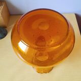 Amber decanter biot 70s