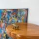 Pine tripod stool