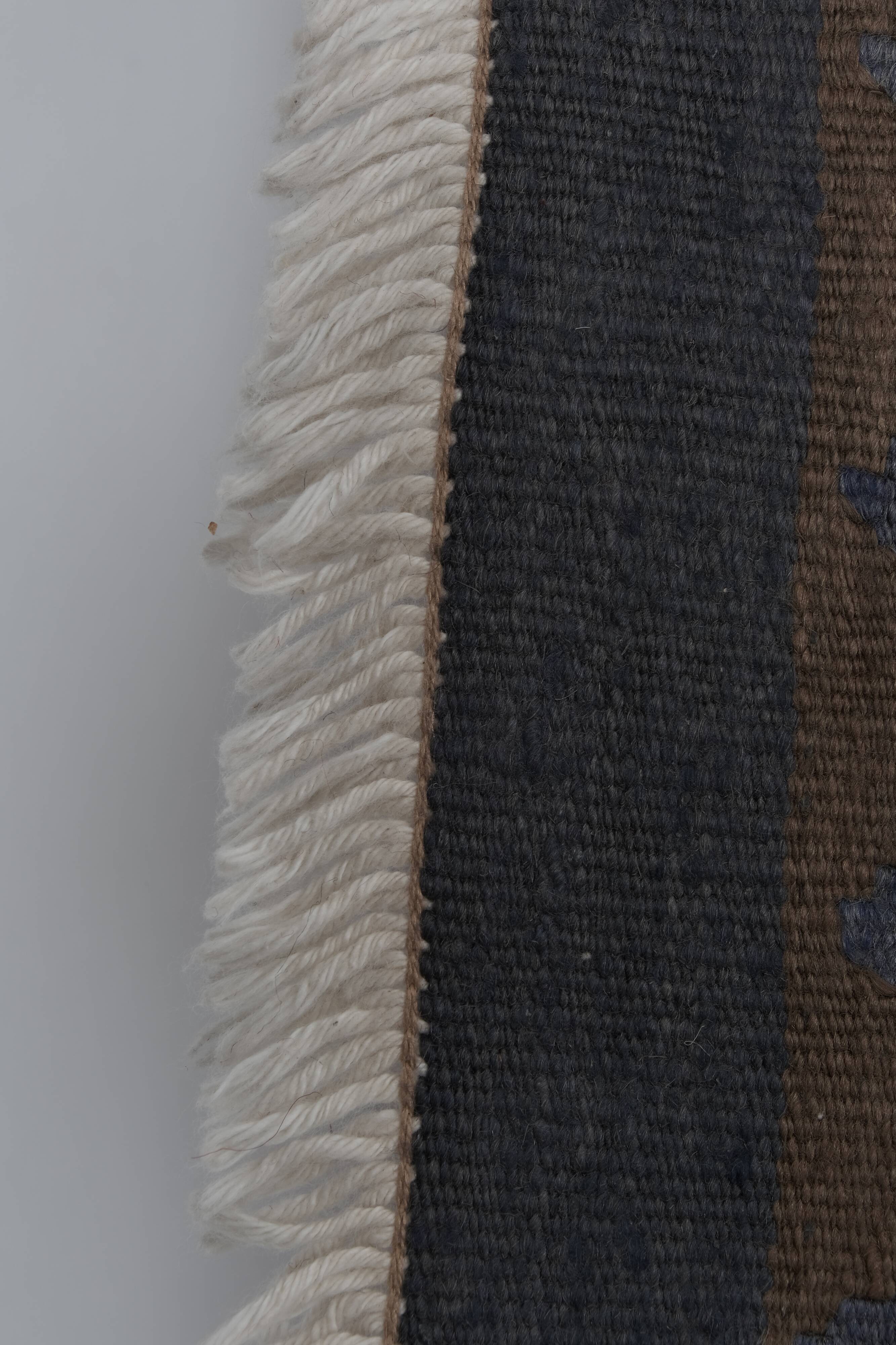 Early 20th Century Wide Konya Kilim Runner for Foyer 4'11'' x 10'1''