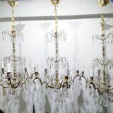 Lustre 5 lumières cristal