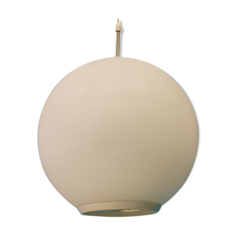 Rare opaline glass pendant lamp by Philips, 1960s