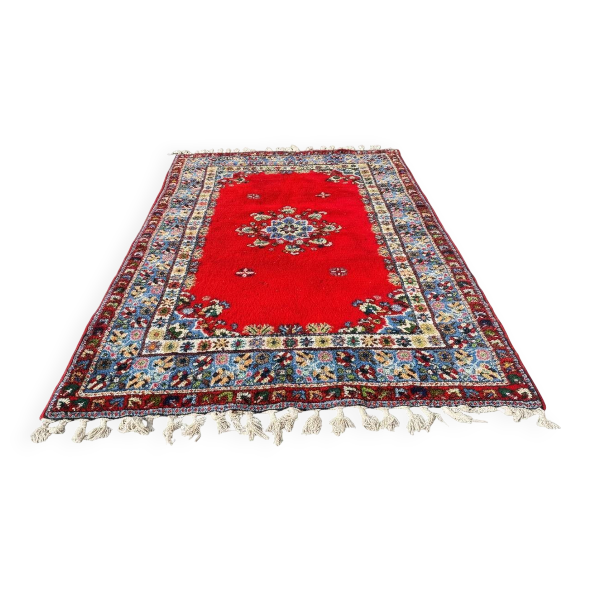 Large antique Oriental carpet - Persian (Kashan/Tabriz) - 307 x 204 cm